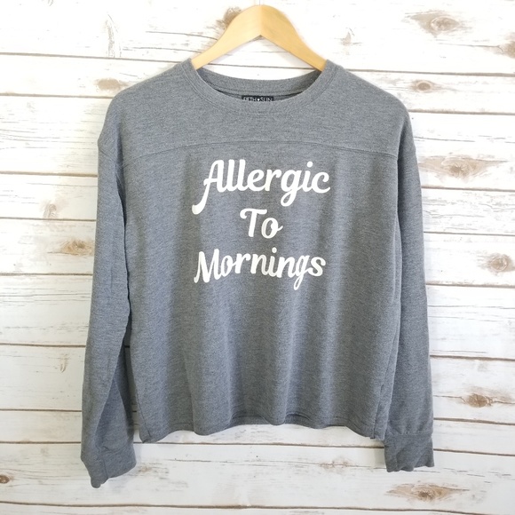 Fifth Sun Tops - Fifth Sun | Allergic to Mornings graphic t
